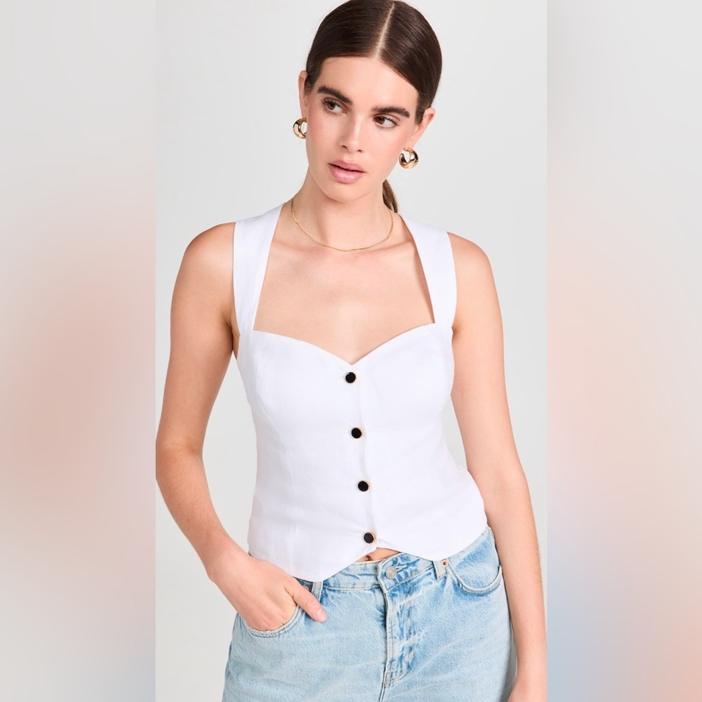 NWT Reformation - Kimberly Linen Top